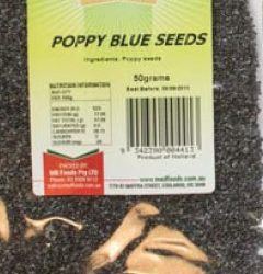 Poppy Blue Seeds