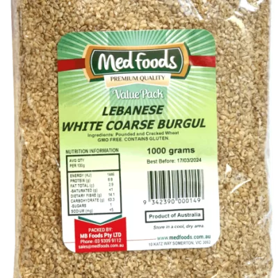 Lebanese White Coarse Burgul