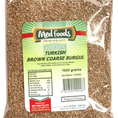 Turkish Brown Coarse Burgul