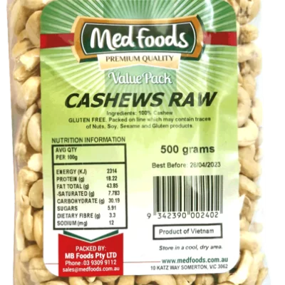 Cashews Raw