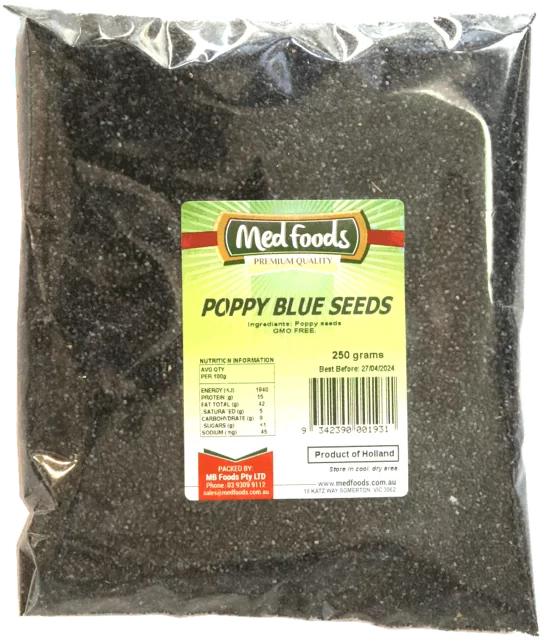 Poppy Blue Seeds